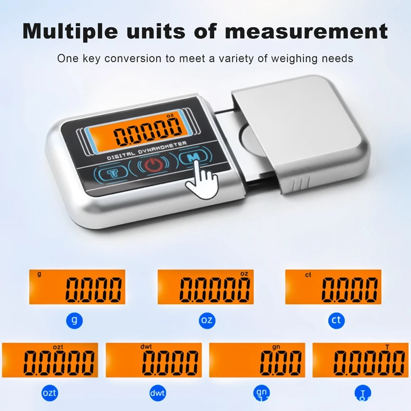 HOT-Mini Jewelry Scale 100Gx0.005G Precise Turntable Stylus Force Digital Dynamometer Tracking Gauge For Vinyl Record Needle