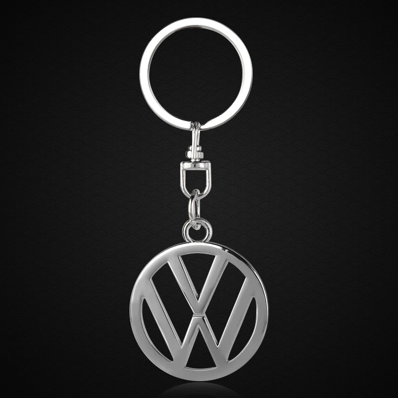 Portachiavi per auto Badge portachiavi anelli in metallo per Volkswagen VW GOLF CC Polo Tiguan CADDY PASSAT T-ROC Polo Tiguan accessori per auto