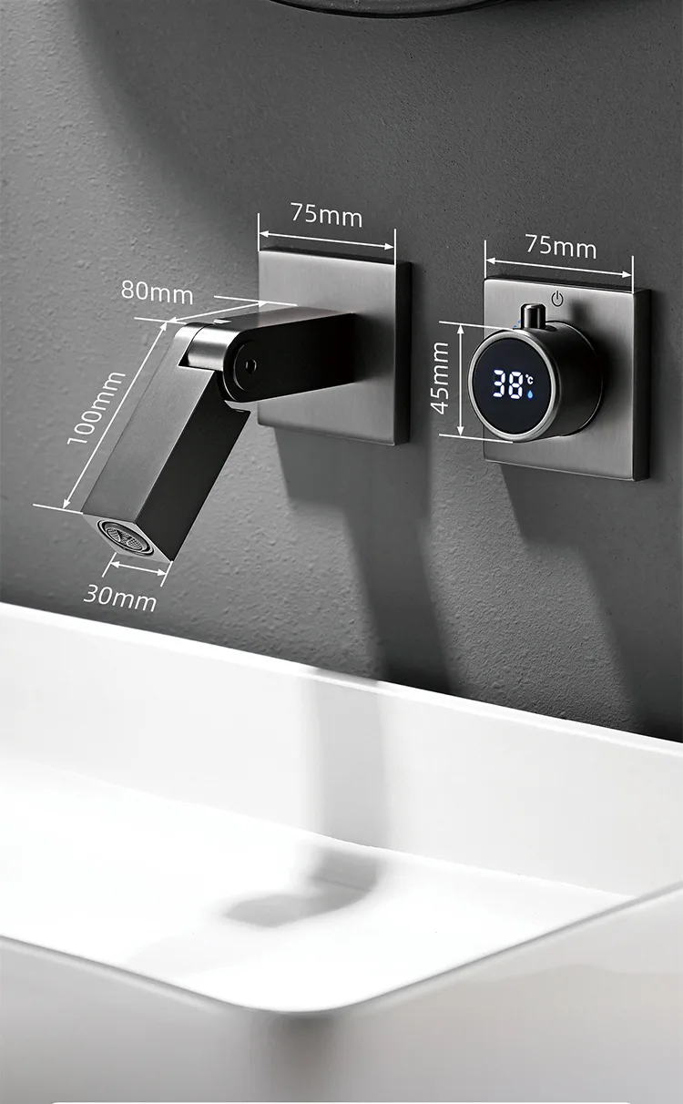 

All copper display hot and cold washbasins, faucets, bathroom washbasins, household washbasins, hot and cold faucets