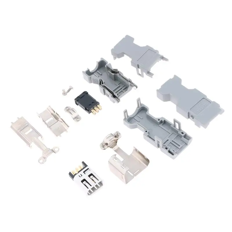 Male Female Connector 6 Pin Firewire IEEE 1394 For-Yaskawa For-Servo Motor Encoder 6P SM-6E Encoder Connector Plug