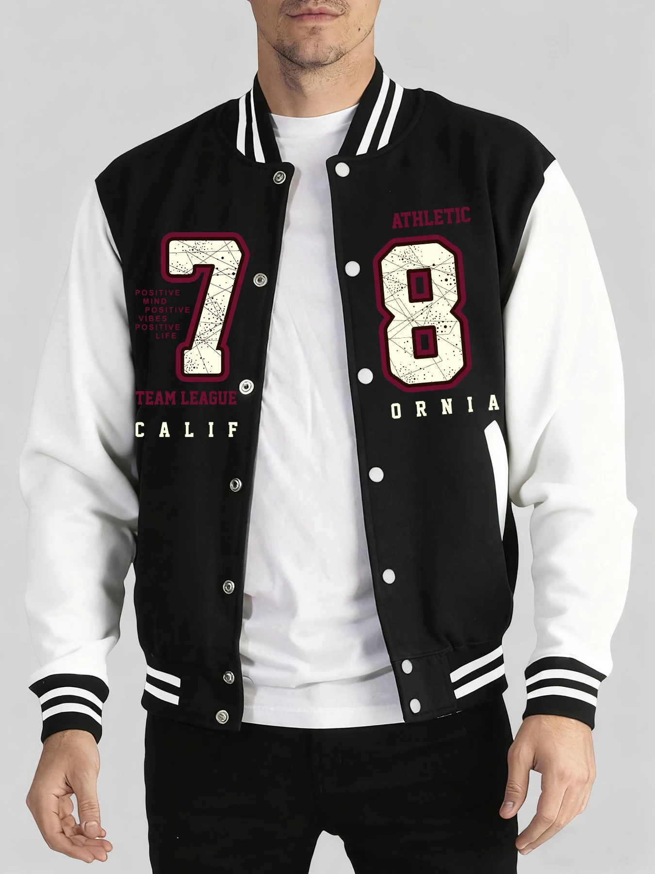 

Калифорния, спортивная одежда с принтом номер 78, новая мужская одежда, модная базовая уличная одежда, осенне-зимняя бейсбольная форма, уличные теплые топы