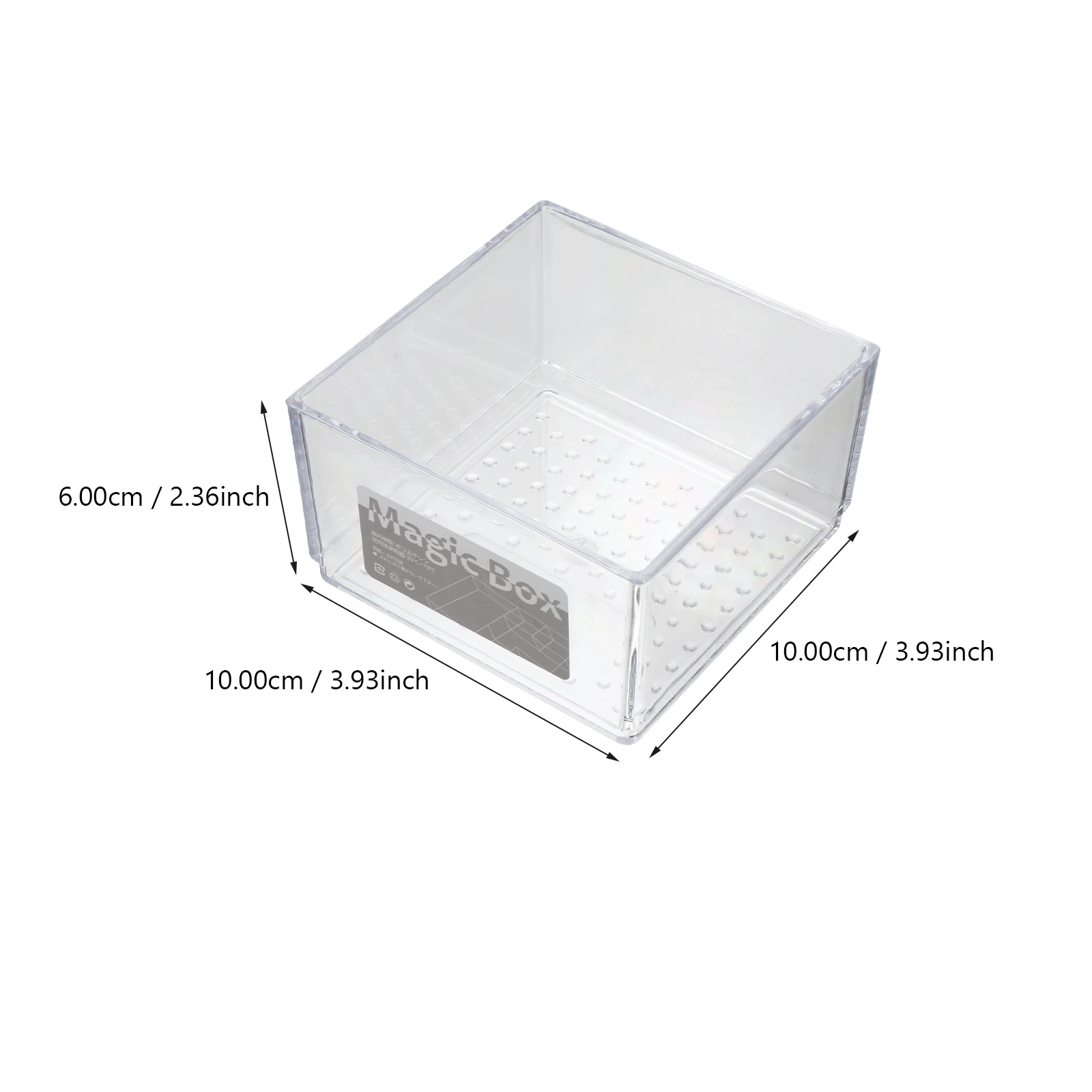 

Plastic Drawer Storage Box Clear Divider ganizer for Jewelry Makeup Brush Holder Tidy Room Plastic Case Customizable