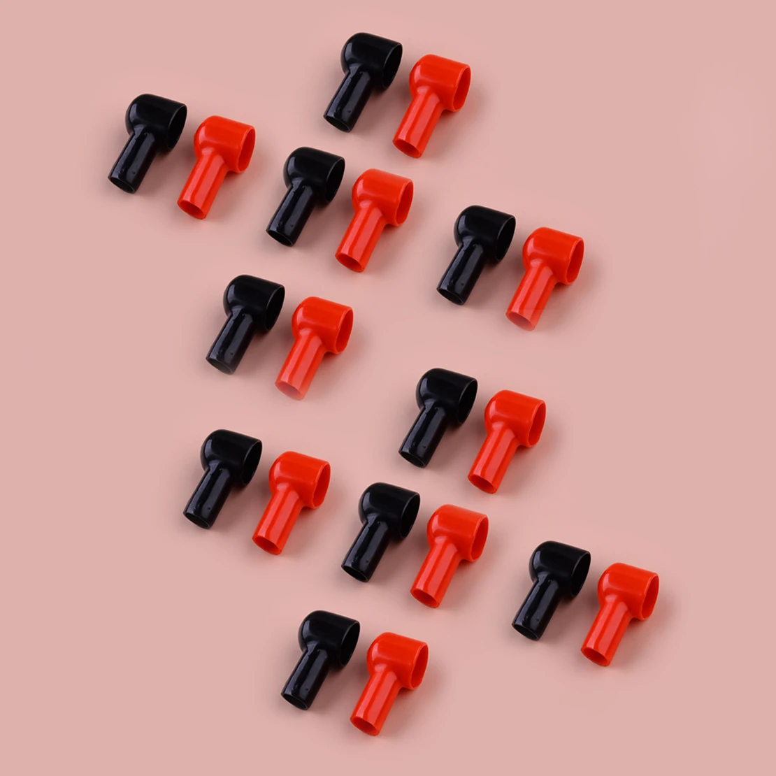 40pcs Battery Terminal Cover Flexible Boot Insulating Protective Lug Cap Fit for Car Truck SUV Boat Motorcycle ATV Snowmobile