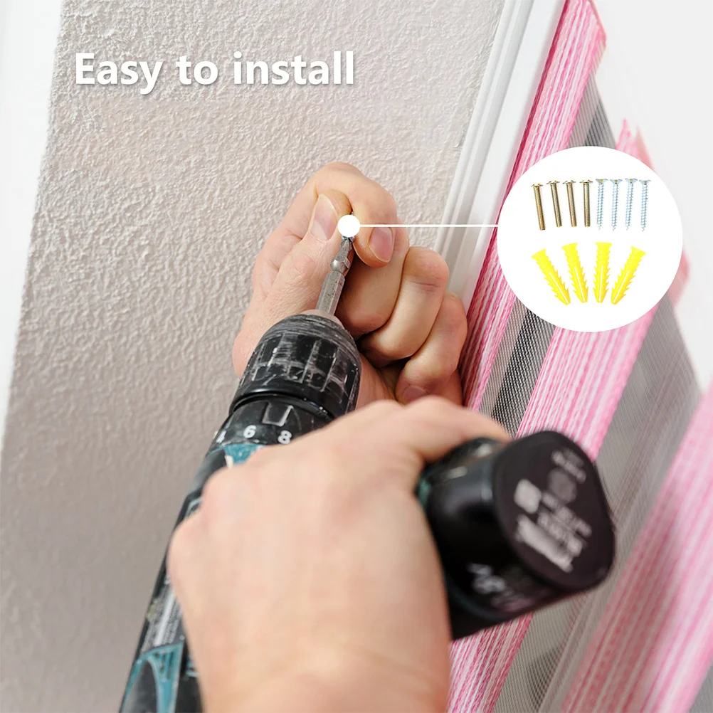 

4Pcs Wooden Curtain Rod Holders Brackets for Wall Mount Bedroom Bathroom Use Wood Curtain Rod Bracket Hooks for Curtains