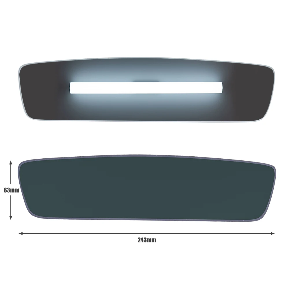 1Pcs Rearview Mirror 3mm Thickness For Volvo V40 / V40xc / V40cc 2013-2021 Car Interior Mirrors Replacement Parts