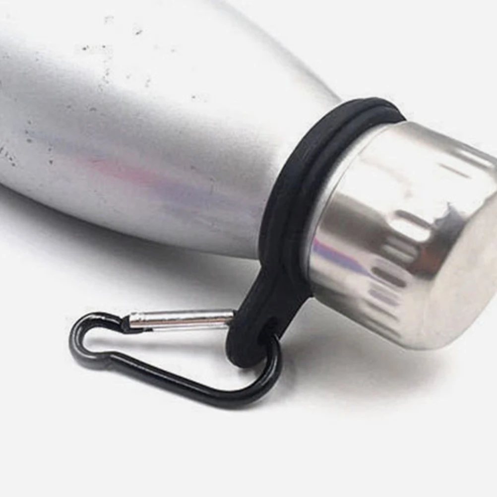 

6Pcs Bottle Hanger Silicone Aluminum Alloy Strong Water Bottle Hook for Outdoor Activities Hiking Mountaineering Camping