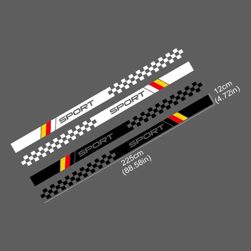 

For BMW 3 Series E46 E90 F30 M3 E30 E36 E92 F31 G20 E93 F34 G28 Car Door Side Skirt Stickers Sport Graphics Vinyl Accessories