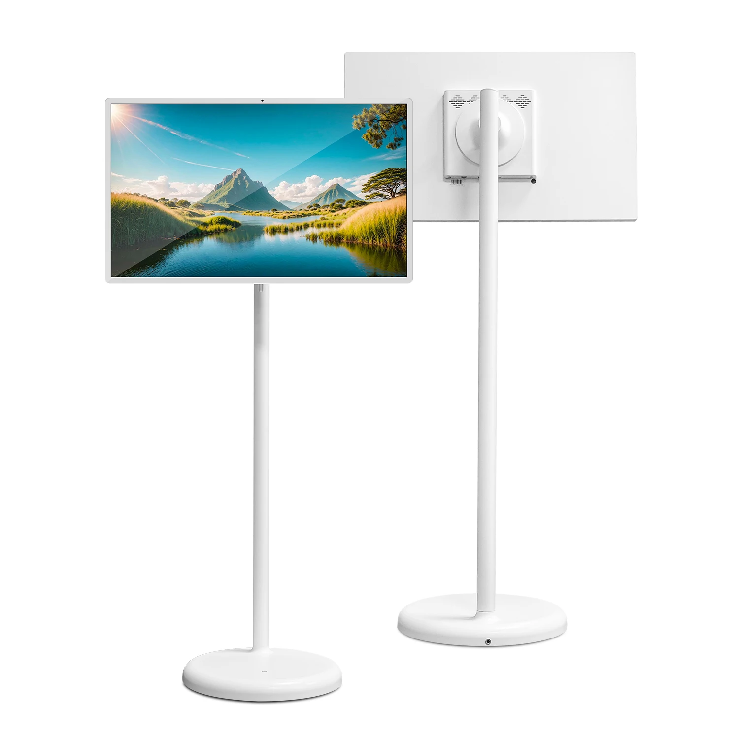 

24-Inch Interactive Movable Smart Screen TV 1080P 144Hz Portable With Android System LED Backlight Stand Accessories Included