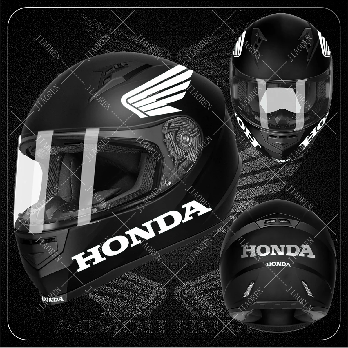 

Виниловая наклейка на шлем Honda, набор логотипов для мотоцикла
