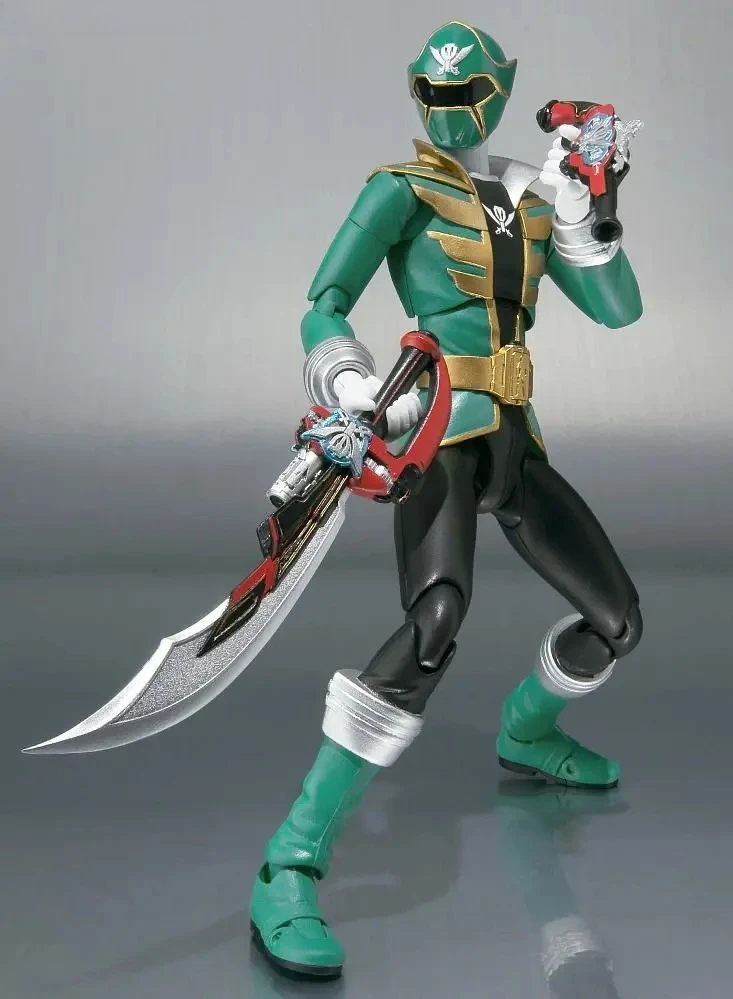 

Бандай С.Х. Figuarts Pirate Squad GOKAI GREEN Super Fast Green SHF First Edition Ограниченная серия Фигурка Игрушка