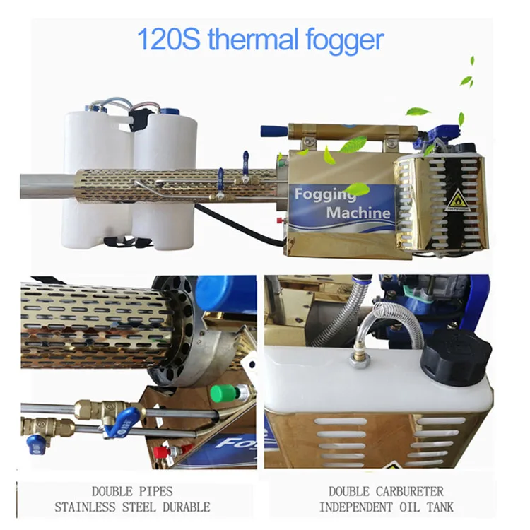 آلة رش حرارية محمولة تطهير آلة تعفير الأشياء ULV البخاخات مصطلح لاستخدام الآفات البعوض