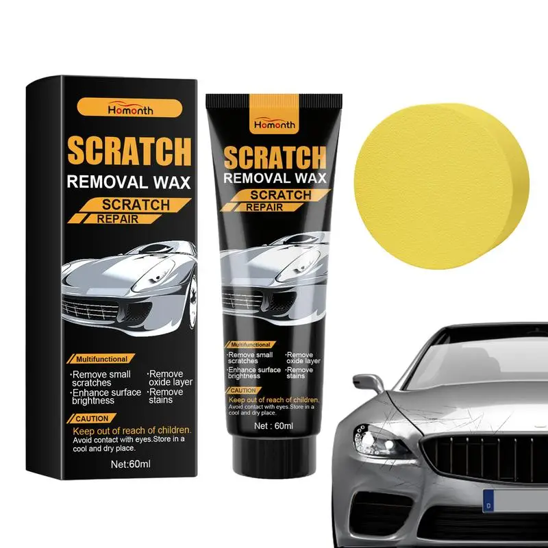 Professional 60ml Auto Paint Scratch Remover Quik Solvent Paint Restorer Effective Car Scratch Eraser For Vehicle Exterior Care