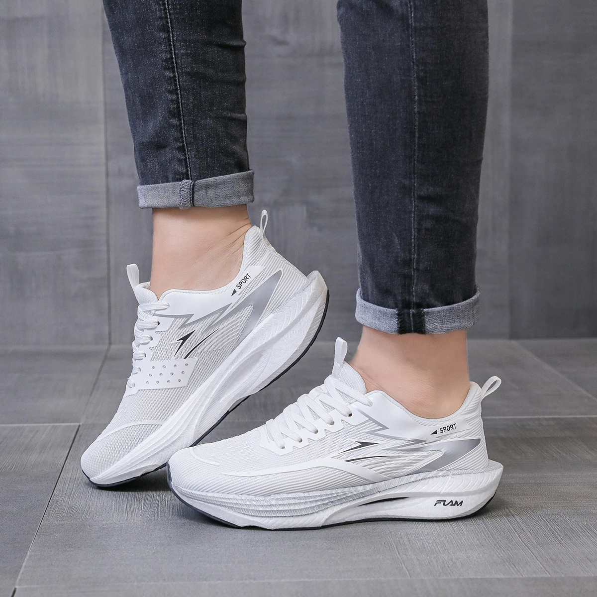 

Мужские и женские повседневные дышащие легкие кроссовки для марафона, комфортные спортивные нескользящие кроссовки для ходьбы и бега на открытом воздухе