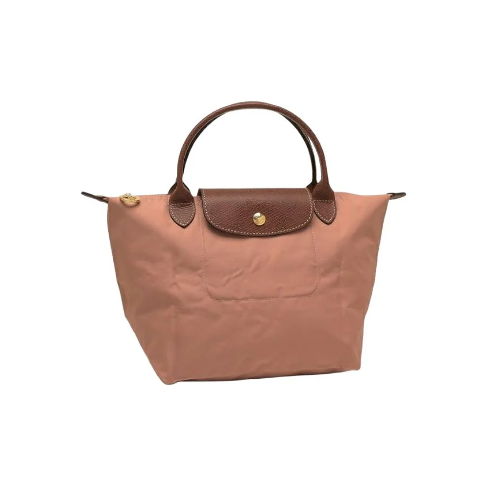 LONGCHAMP Nylon Dumpling Bag Handbag Women's Tea Pink 1621089P96