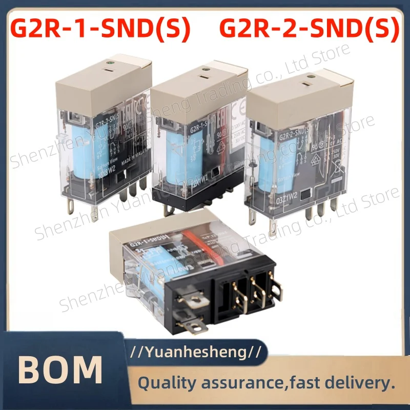 

! Original and brand new Relè G2R-1-SND(S) 24 V CC 24 V CC 24 V 8 pin G2R-2-SND(S)