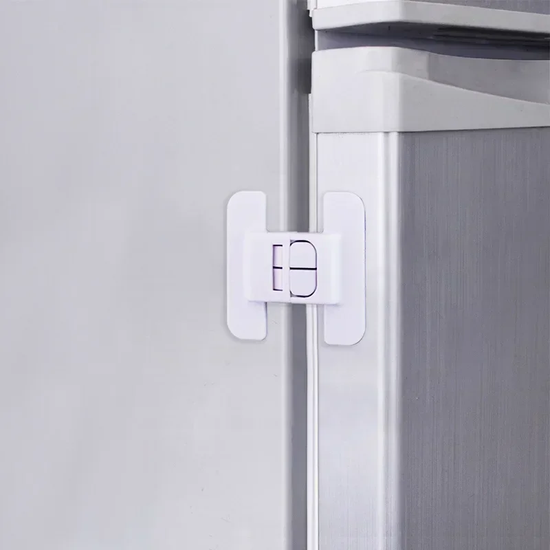 1Pc Baby Safety Refrigerator Lock Cabinet Door Locker Buckle Home Kids Security Protection Anti-Open Water Dispenser Locks