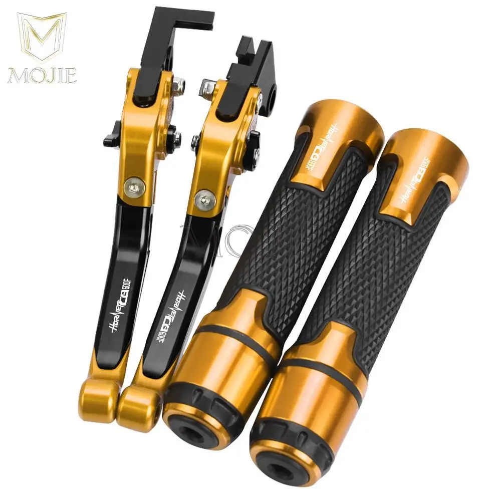 Motorcycle Aluminum Adjustable Brake Clutch Levers Handlebar Hand Grips Ends FOR HONDA CB600FHORNET CB 600 F HORNET 1998-2006