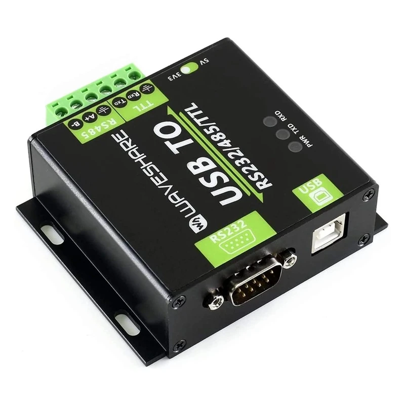 Imagem -05 - Usb Industrial do Waveshare ao Conversor Isolado Rs232 Rs485 Ttl com o Diodo Encaixado Ft232rl dos Circuitos de Proteção Tvs