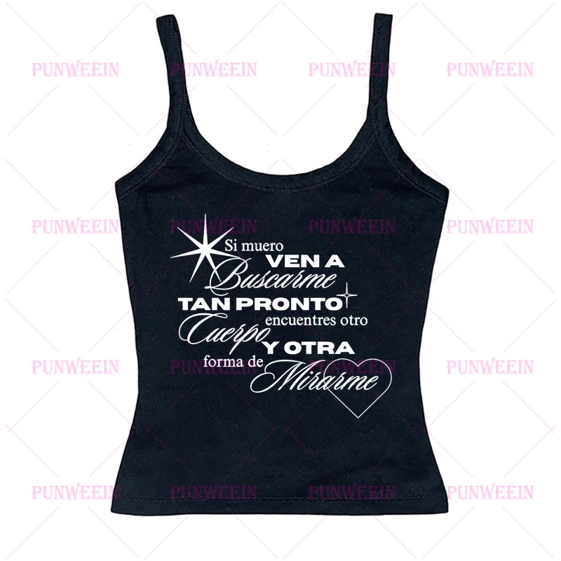 Stars Graphic Letter print 2000s Punk Women Slim crop top Vintage Graphic  Emo Girls Y2k Crop Top Baby Tees Sexy vest Streetwear
