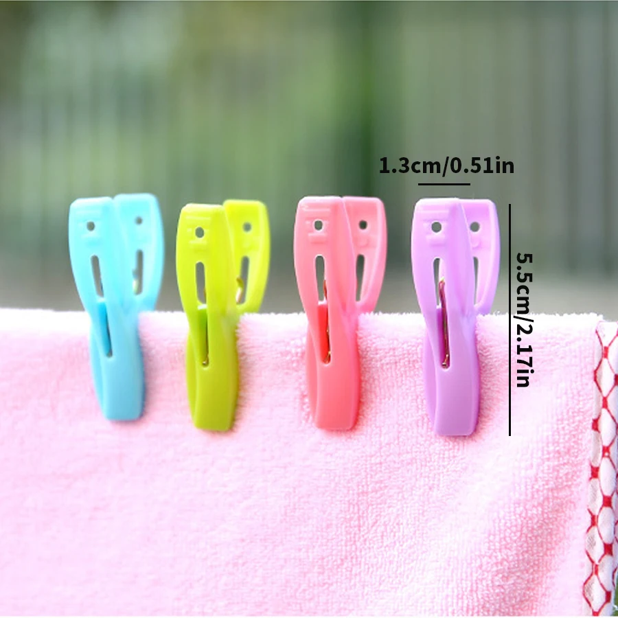 مشبك تجفيف ملابس مقاوم للرياح ، مشبك جورب ، مناسب لتجفيف الجوارب ، بطانيات ، 80 ، 40 ، 20