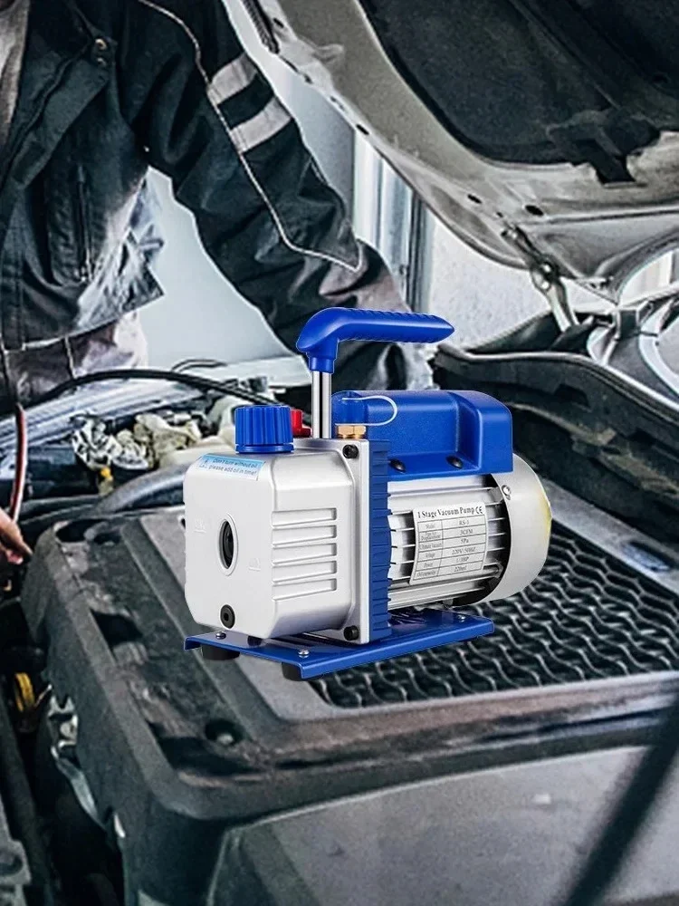 Vakuumpumpe | Sihao Vakuumpumpe mit Manometern für Kältemittel, HVAC, Kühlung, Vakuumverpackung, Klimaanlagen und Autowartung 1,8-4,8CFM – Detail 3