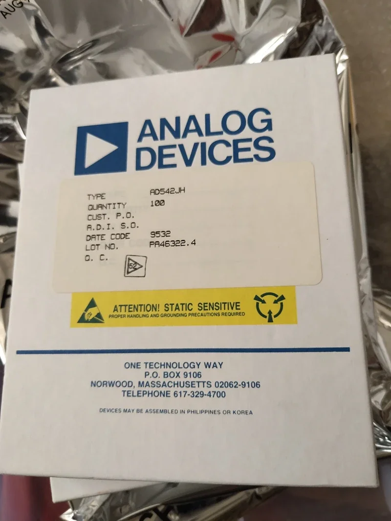 

1pcs/lot AD503KH AD518JH AD518KH AD533LH AD534JH AD536AJHZ AD542JH AD542KH AD545KH AD547JH New&Original In Stock