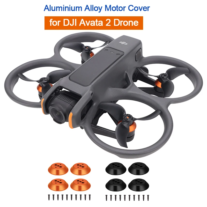 Aluminium Alloy Motor Cover for DJI Avata 2 Drone Dustproof Waterproof Protective Engine Cap Guard Quadcopter Avata2 Accessories