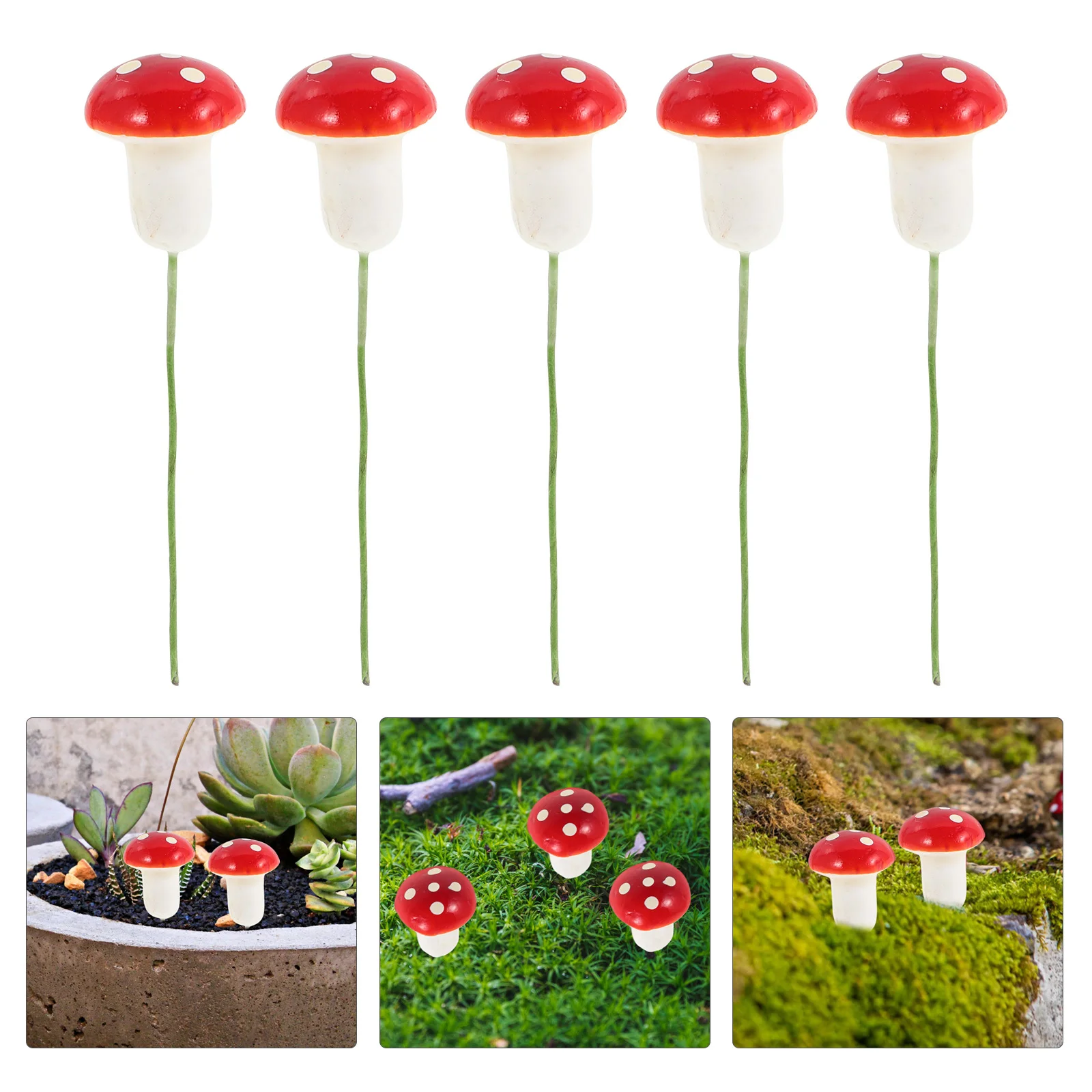 

12Pcs Red Mushroom Christmas Tree Decorations Xmas Hanging Ornaments Garden Party DIY Mushroom Christmas Tree Decorations
