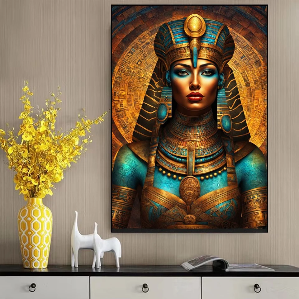 Egyptian Queen 5D Diamond Painting New Collection Full Square Round Diamond Mosaic Cross Stitch Kits Ancient Portrait Embroidery