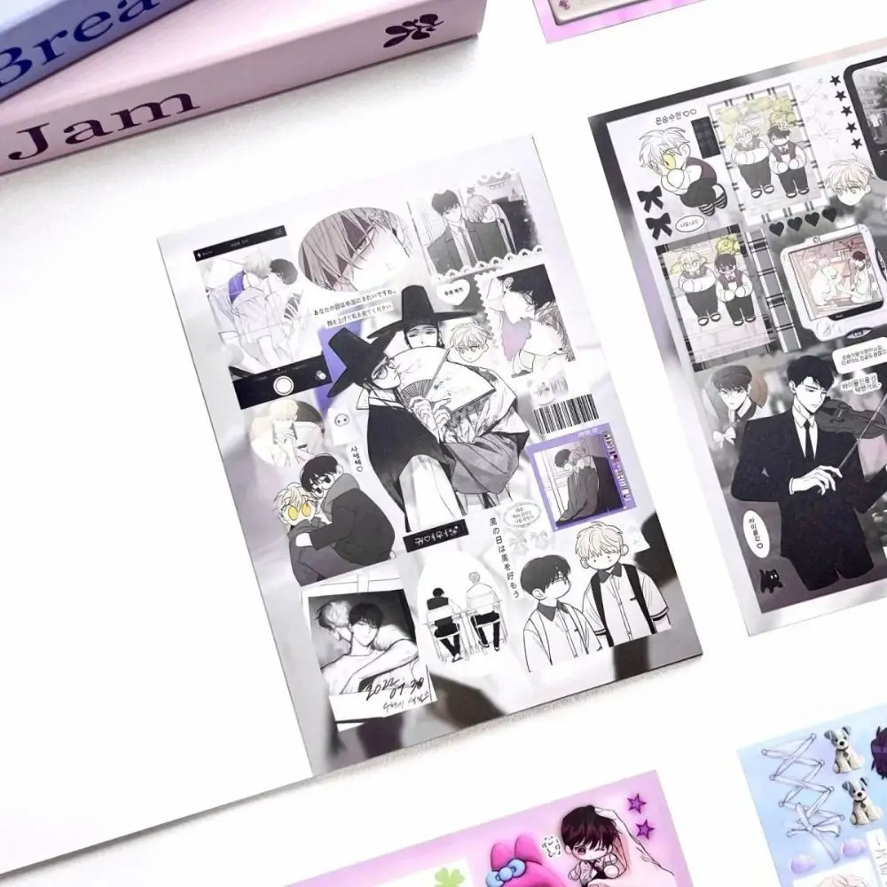 جديد 30 صفحة كتاب ملصقات DIY بها بنفسك الكرتون مذكرات ملصق هدية سجل القصاصات ملصق لوازم مكتبية