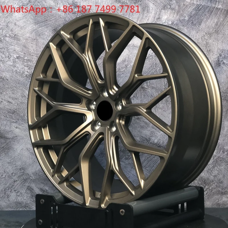 Custom Bronze Forged Aluminum Rims 5x110 5x112 5x114.3 5x120 18-22 Inch Universal Passenger Car Wheels
