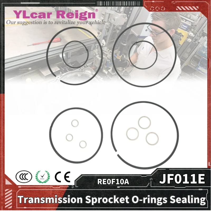 JF011E RE0F10A JF011 CVT Automatic Transmission Gearbox Sprocket O-rings Sealing Ring Oil Seal Repair Kit for MITSUBISHI NISSAN