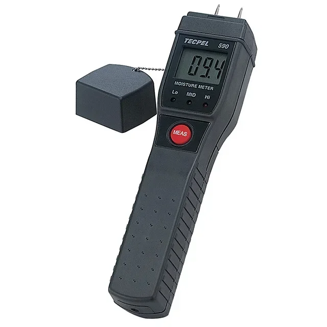 

TECPEL TMM-590 Portable Hygrometer for Wood Digital Leak Detector, Moisture Tester, Type