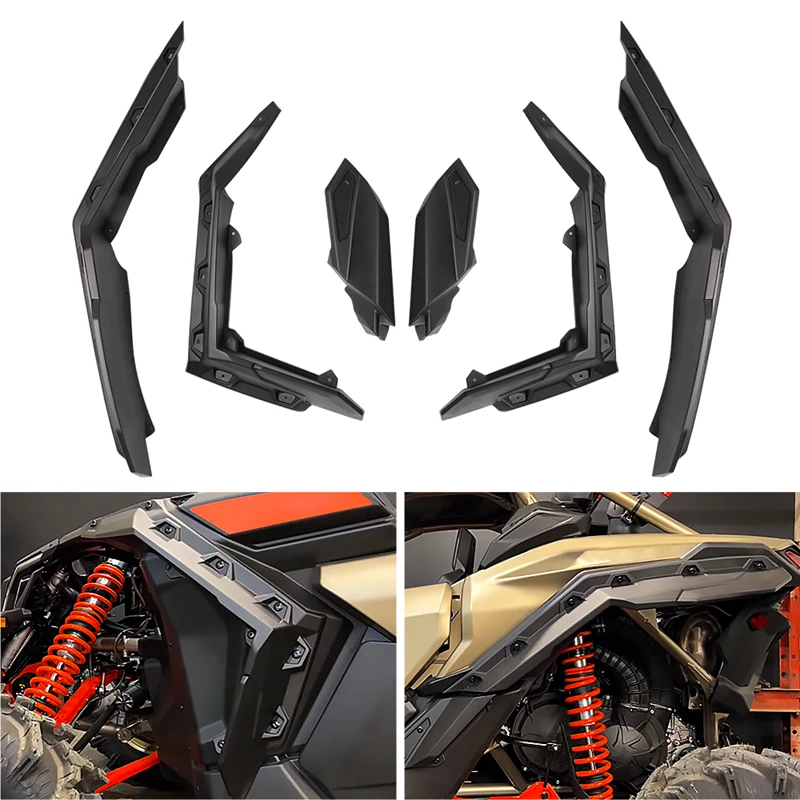 Off-road UTV Super Extended Fender Flares 715002973 For Can Am Maverick X3 1000 Max R RR 4x4 XRC Turbo 2017-2024 2021 2022 2023