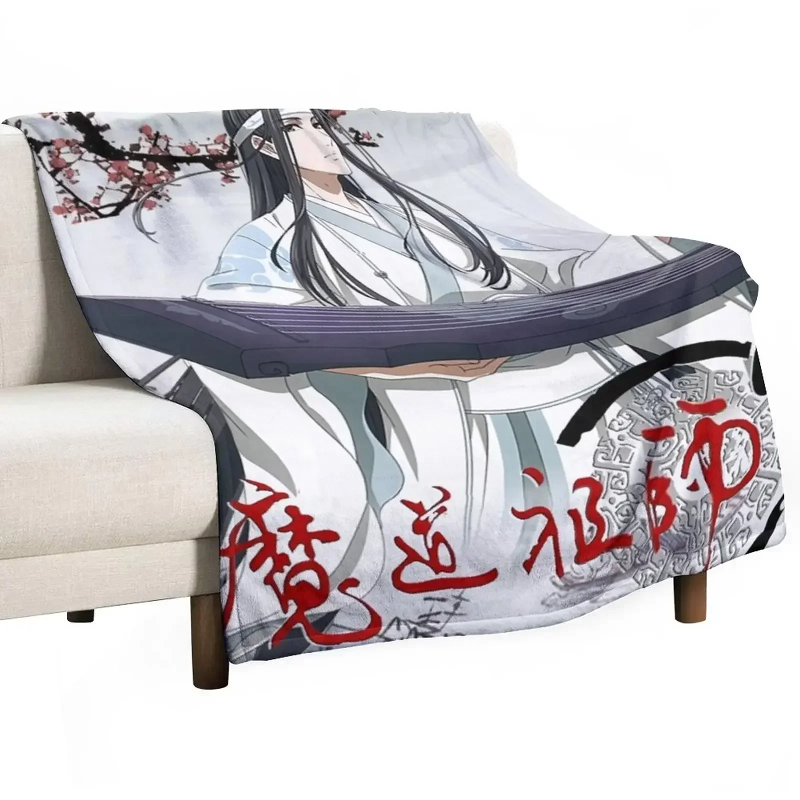 Lan Wangji - Mo Dao zu shi - Grandmaster of Demonic Cultivation - The Founder of Diabolism Throw Blanket Thin Blankets