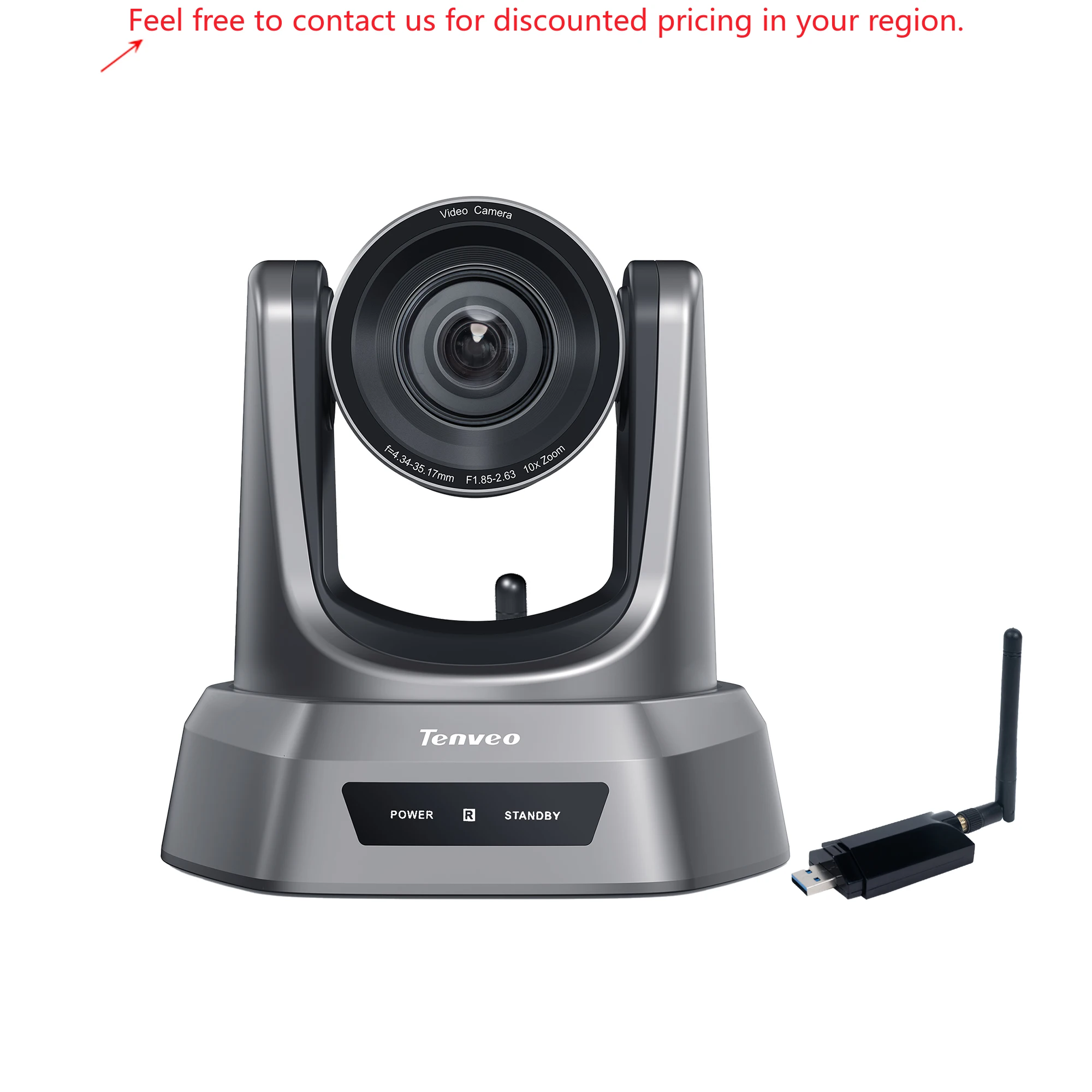 

TEVO NV Series 10W 10x Optical Zoom USB3.0 PTZ Conferencing Camera 1080P Video Camera With Various Needs