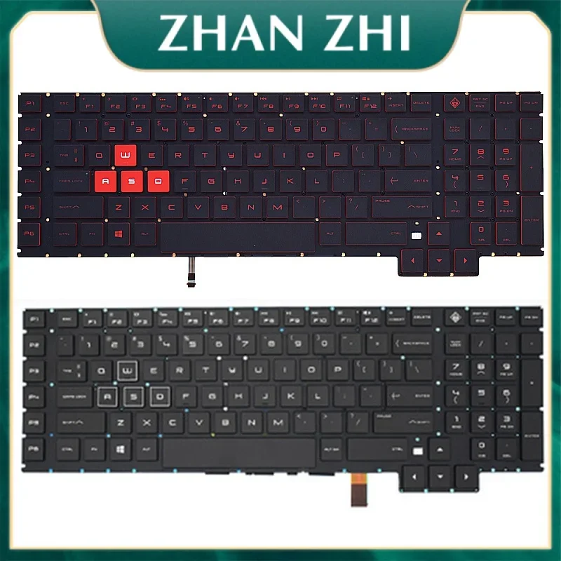 New genuine laptop rreplacement keyboard compatible for HP omen3 15-ce 17-an TPN-Q194 WINC