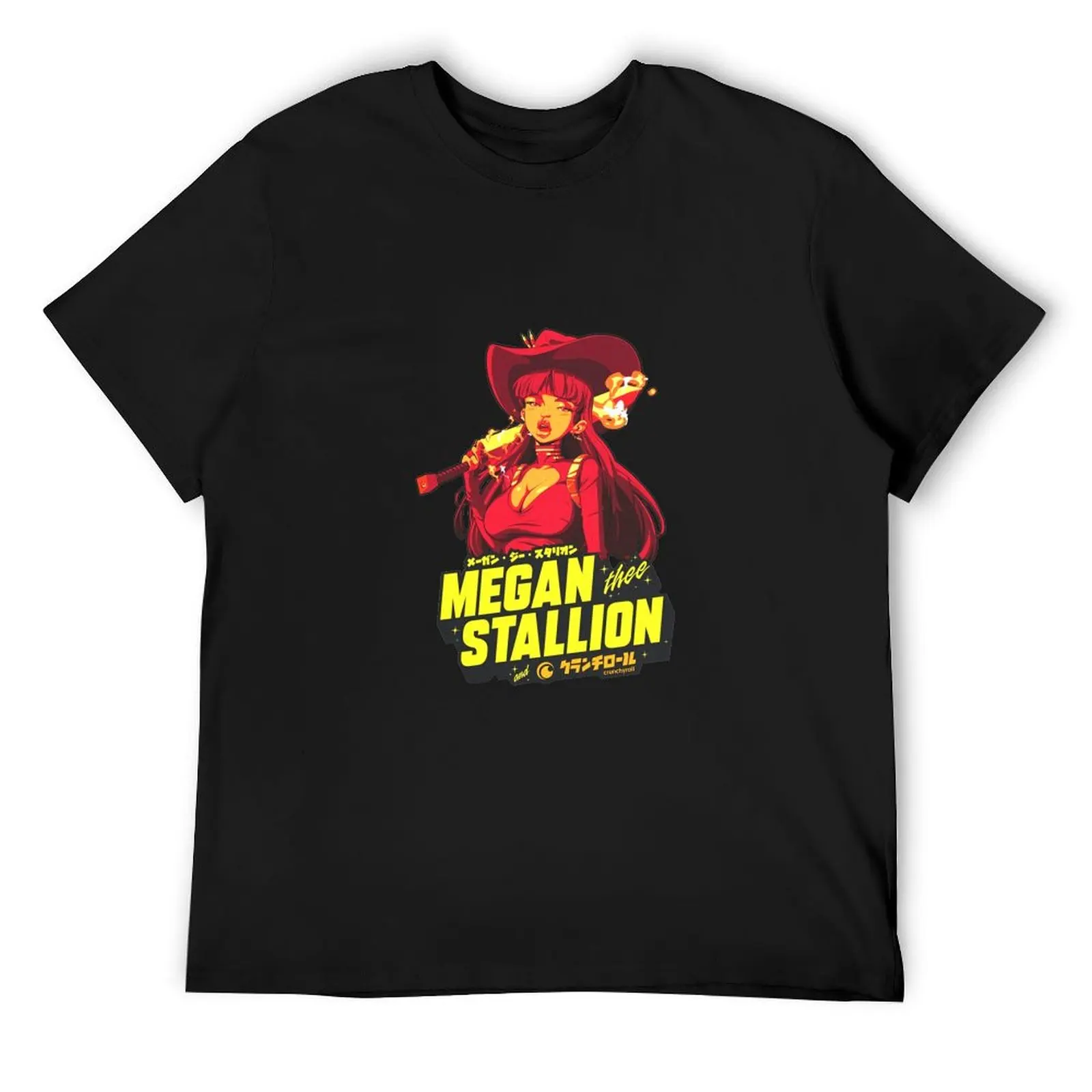 

CR Loves Megan Thee Stallion Anime T-Shirt anime tshirt rapper graphic tees mens tall t shirts