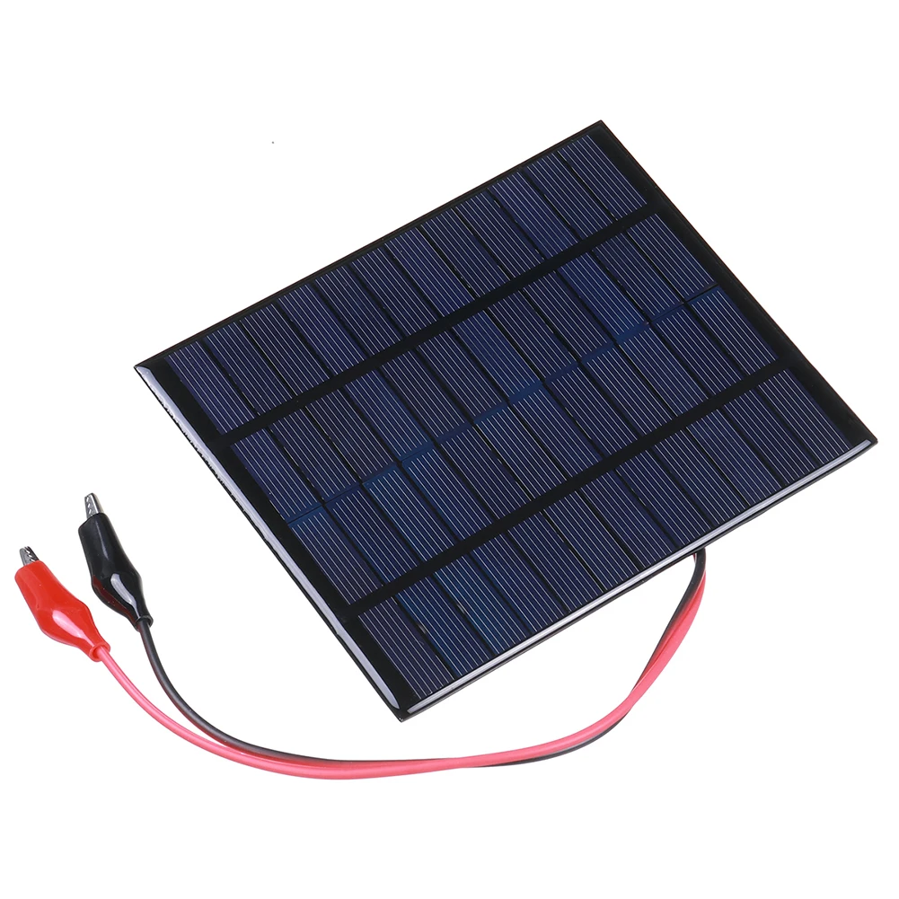 Solar Panel 12V 10W Solar Board Portable Fast Charger Polysilicon DIY Solar Cells System Mini Outdoor Battery Charger