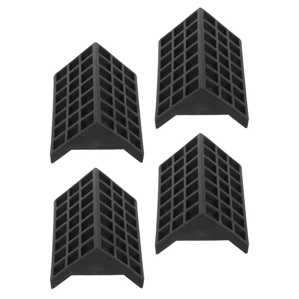 4개입 탁구대 코너 가드 블랙 플라스틱 - 탁구대 보호대 간편 설치 코너 보호대 아기용