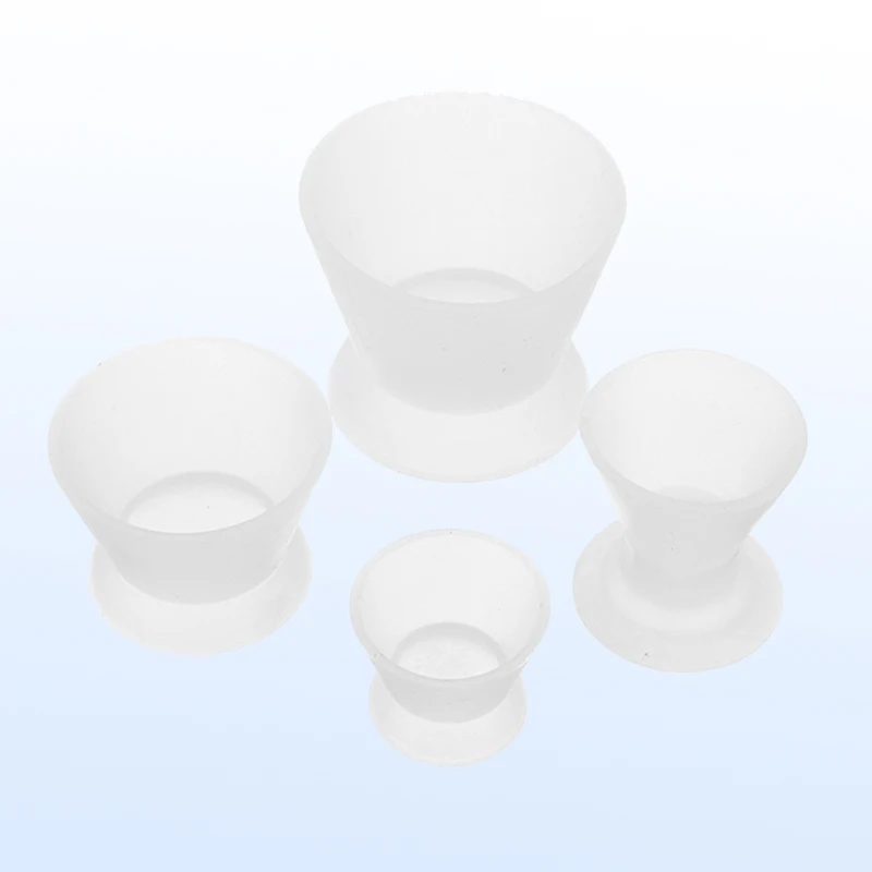 4pcs Dentist Materials Silicone Mixing Bowl Use Dappen Dishes Teeth Whitening laboratory Odontologia Dental Tools