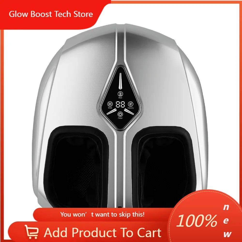 

Массажер для ног NYShiatsu с подогревом, вибрацией, роликовым и компрессионным воздействием, глубокий массажный аппарат для ног с функцией разминания