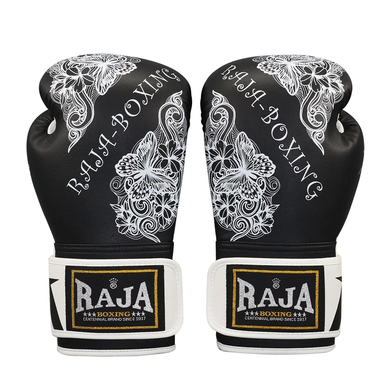 Raja Handmade Microfiber Leather Boxing Gloves Adult Men Women Taekwondo Muay Thai Mma Fighting Sandbag Training Mitts Equipment