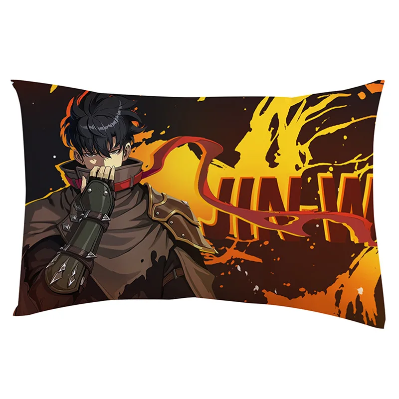

Solo Leveling Pillowslip Cover Anime Y2K Fashion LivingRoom Sofa Decorate Throw Bedroom Sleep Pillowcase Cushion Cute Party Gift