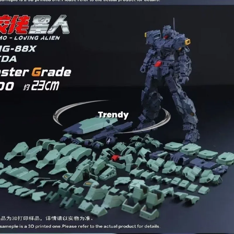 

Новый Plamo-Loving Alien 1/100 Mg Rgm-88x Jeda Наборы моделей в сборе Пластиковый скелет Аниме Фигурка Робот Пластиковая модель игрушки