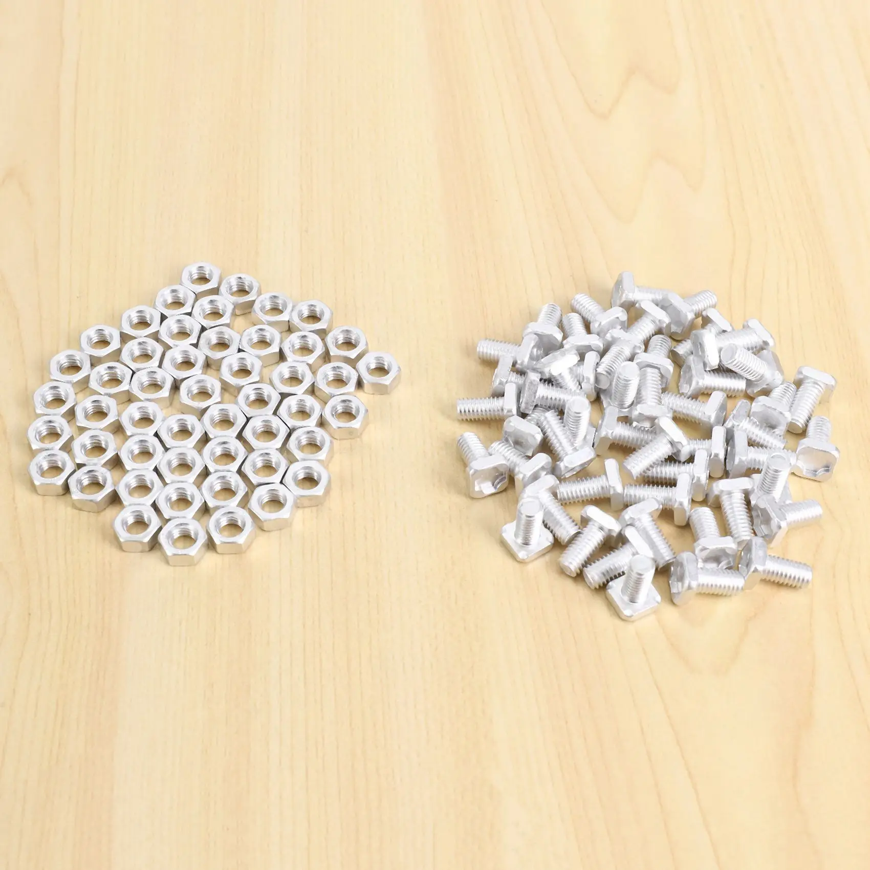 

ABSS-100 Packs Greenhouse Nuts And Bolts Square Head Bolts Nuts Greenhouse Repair Kit Parts Replacement Garden Supplies