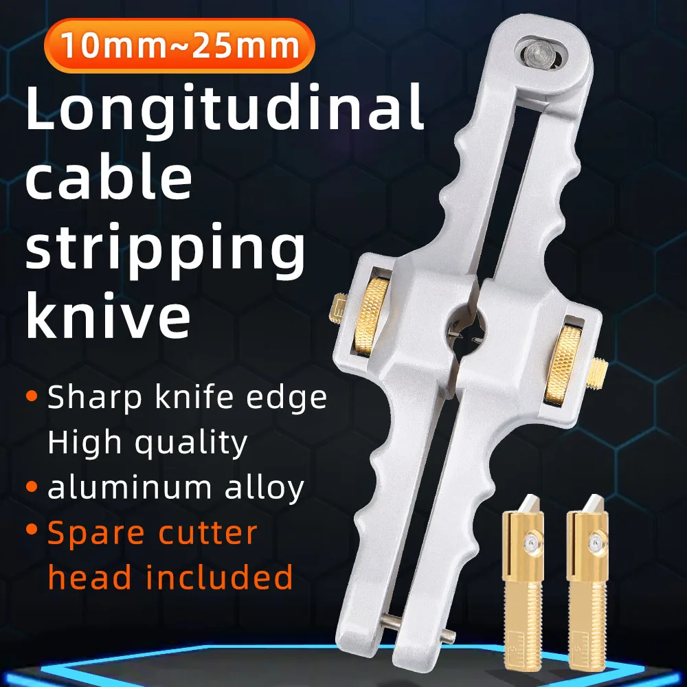 Longitudinal Opening Knife Longitudinal Sheath Cable Slitter Fiber Optical Cable Stripper