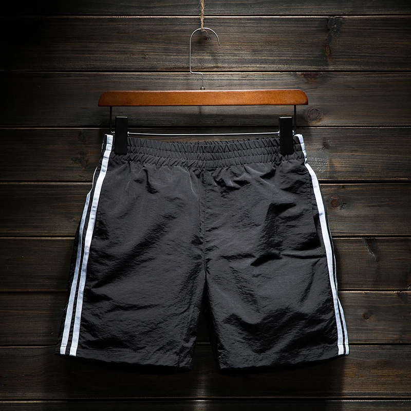 

Мужские спортивные брюки Qui Dry для лета и пляжа, 3/4 длины, для бега, фитнеса, прямые, повседневные, из полиэфирного волокна