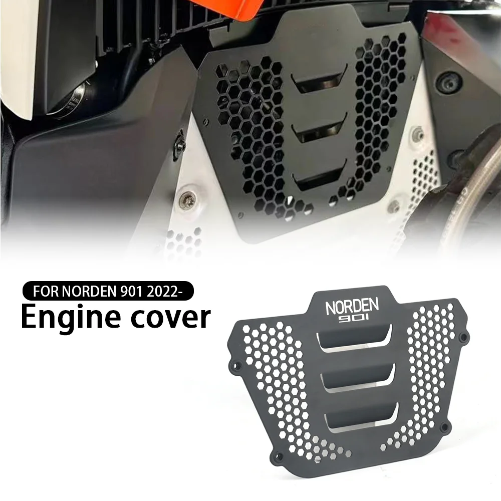 

Motorcycle Accessories Engine Guard Cover Protector Crap Flap Protector For Husqvarna Norden 901 Norden901 2022-2023 Aluminium