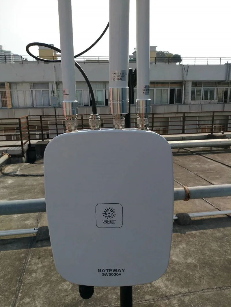 AS923 mHz gateway inalámbrico GW5000A LoRAWAN IoT gateway 4G antena